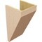 Ekena Millwork 12"W x 12"D x 24"H Wide Concord Rough Cedar Woodgrain TimberThane Corbel, Primed Tan CORUR12X12X24CONRCPR - alternate 4